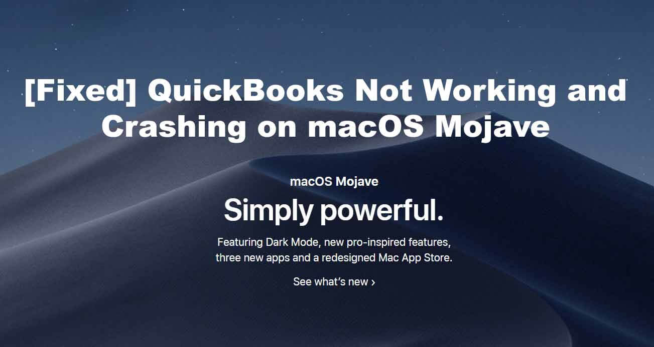 quickbooks for mac issues